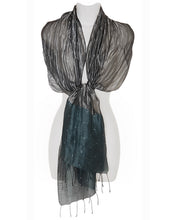 Load image into Gallery viewer, Glamour (Silver Green) Scarf
