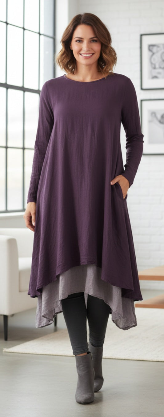 Mariana (Purple) Women Dress