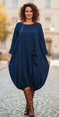 Sonoma (Navy Blue) Women Dress