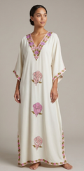 Pink Rose Kaftan