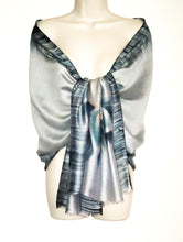 Load image into Gallery viewer, Lotus Hand Painted Scarf
