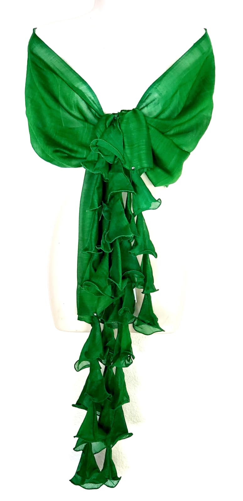 Hanging Tulips (Green) Scarf