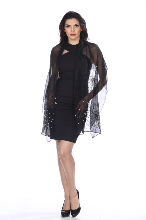 Amour (Black) Scarf