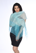 Load image into Gallery viewer, Cote De Azur (Turquoise) Scarf
