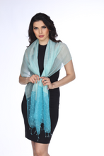 Load image into Gallery viewer, Cote De Azur (Turquoise) Scarf
