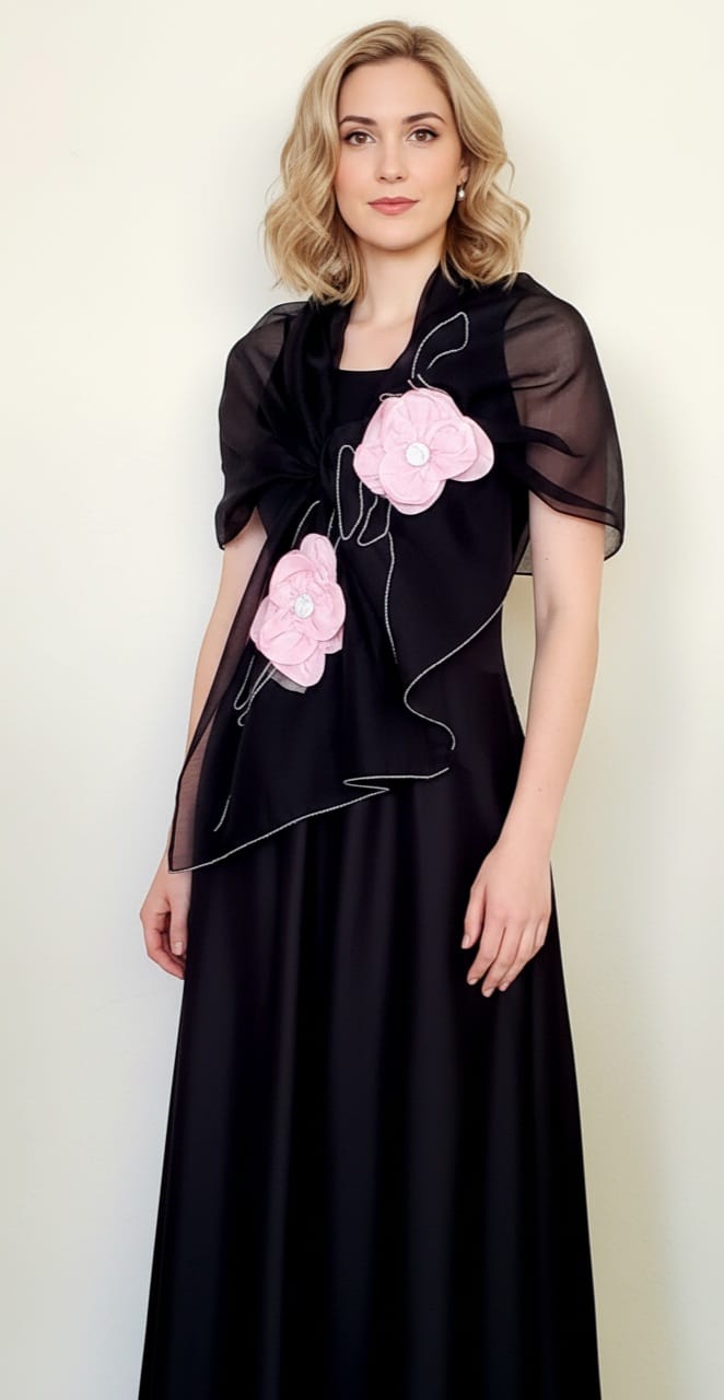 Unforgettable (Black) Scarf