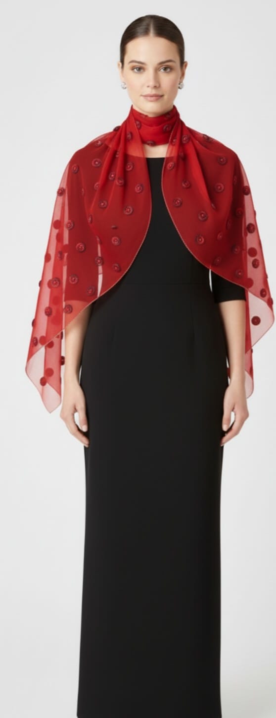 Tender Love (Red) Scarf