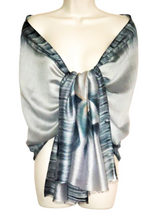 Load image into Gallery viewer, Lotus Hand Painted Scarf
