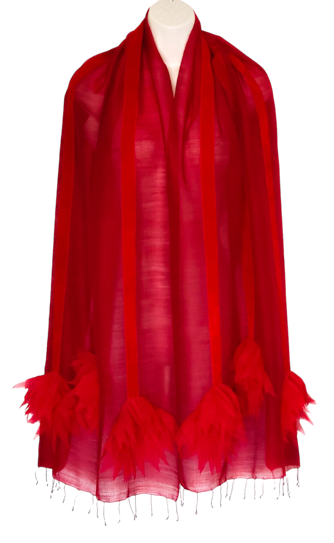 Flying Swan (Red) Scarf