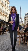 Silver Streaks - Women Shawl