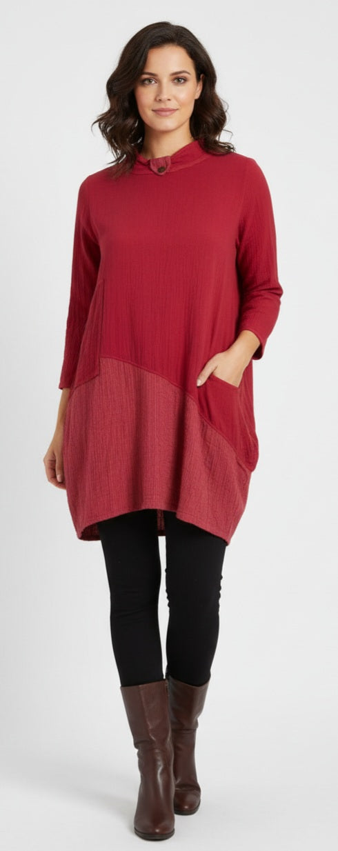 Capri (wine Red) Women Top