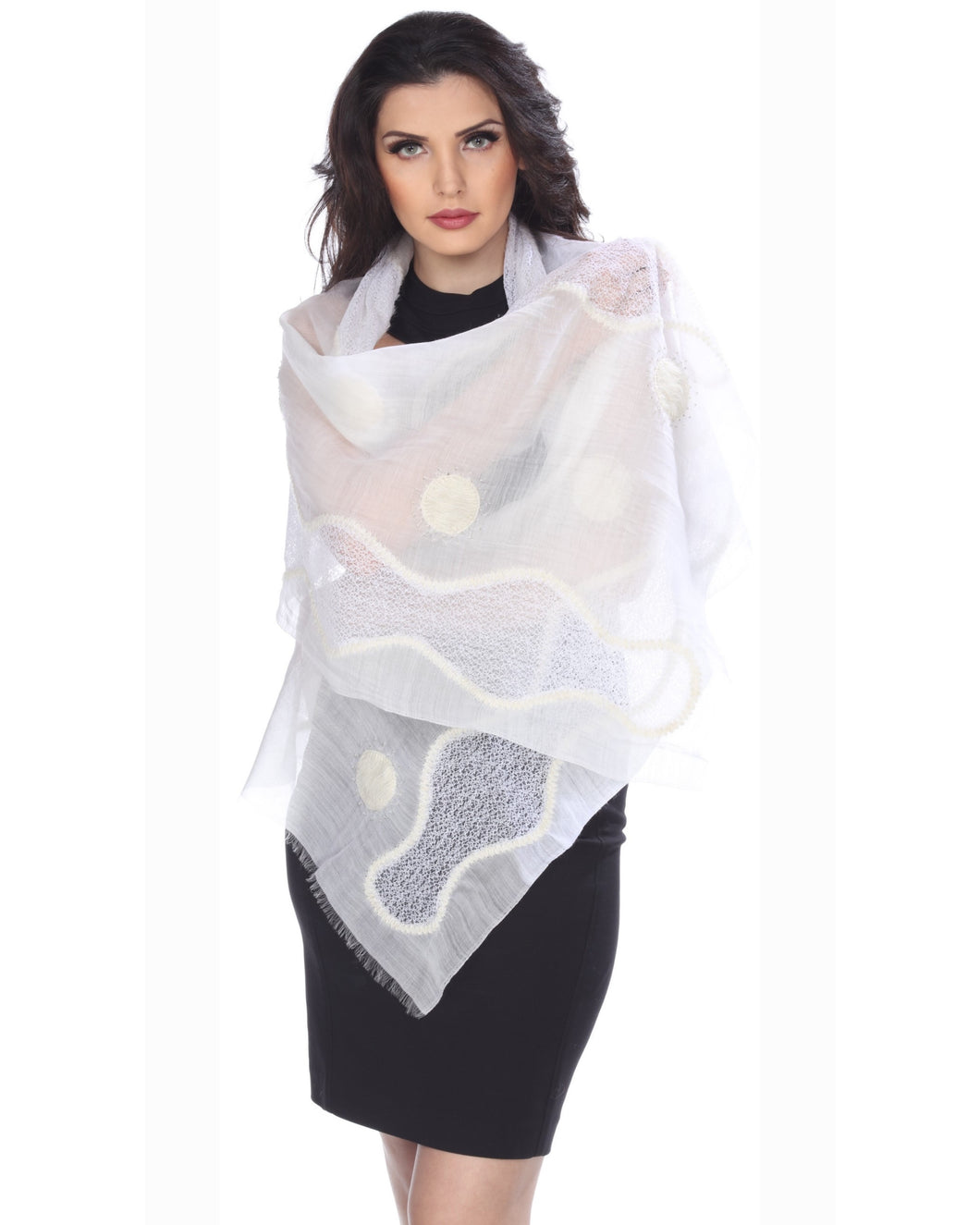 Amalfi (White) Scarf
