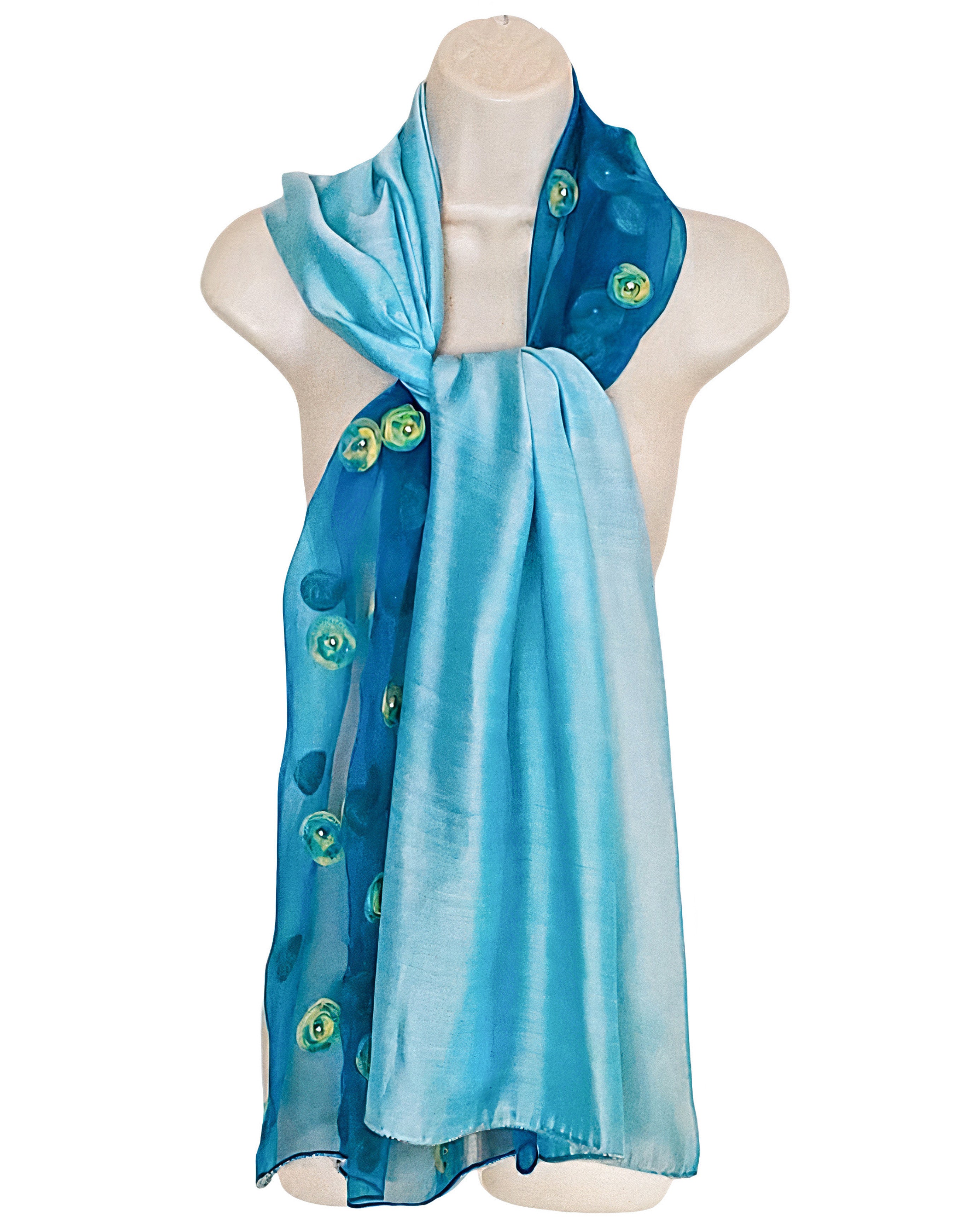 Tender Love (Turquoise) Scarf