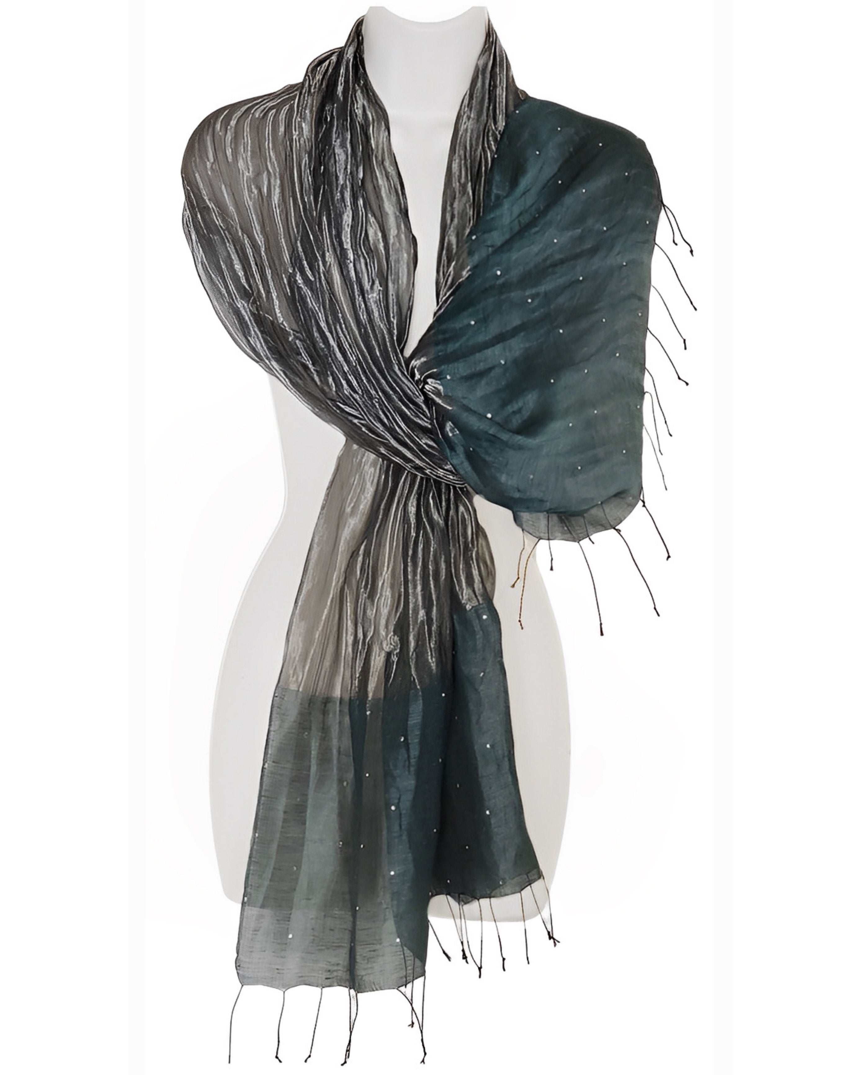 Glamour (Silver Green) Scarf