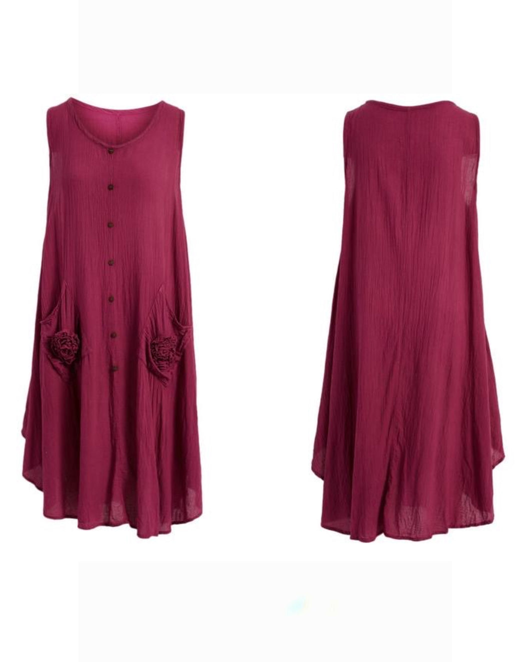 Free Spirit (Cranberry) Women Dress