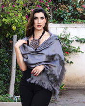 Load image into Gallery viewer, Silk Modal Gray Scarf
