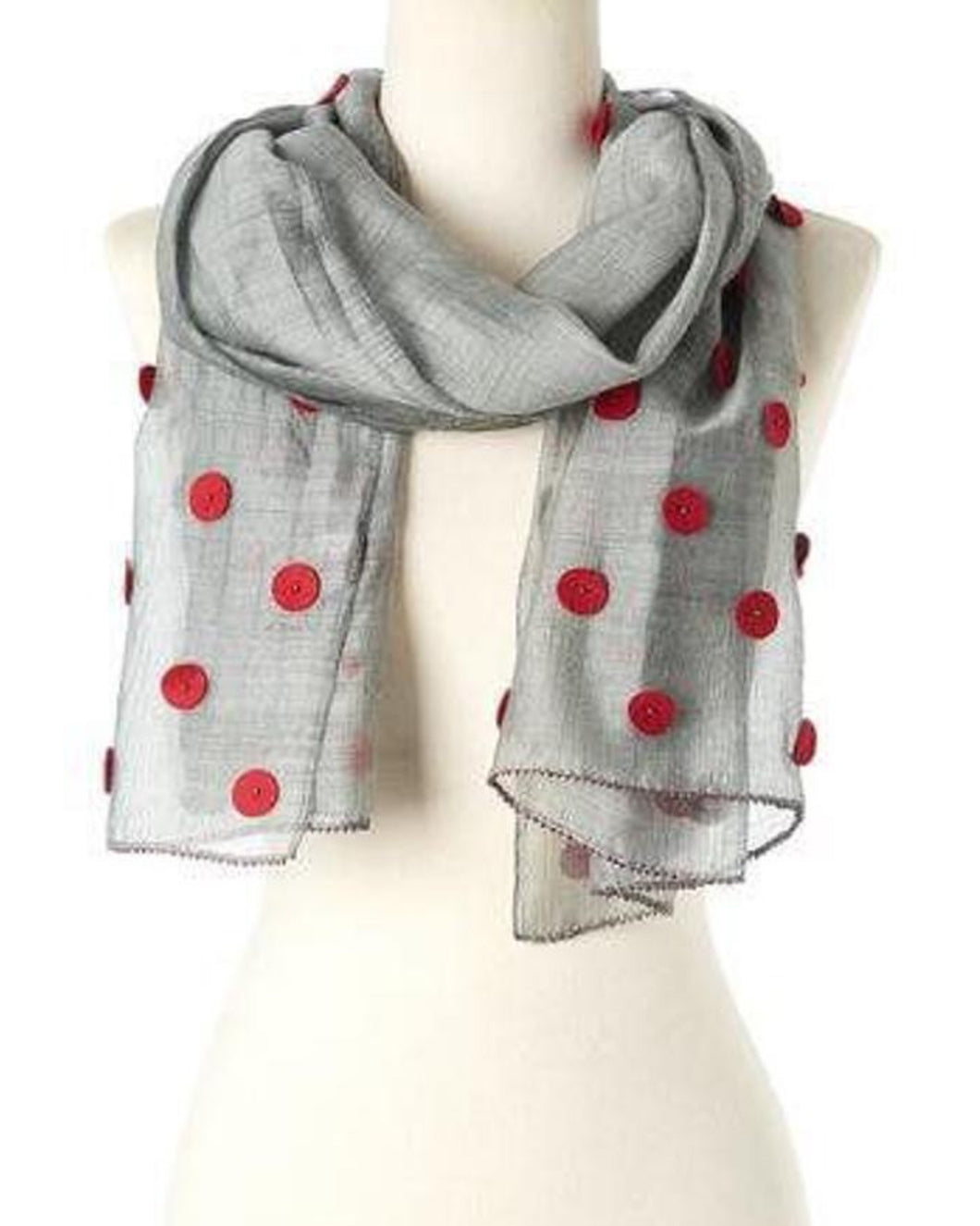Love, Lucy (Gray) Scarf