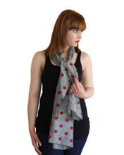 Load image into Gallery viewer, Love, Lucy (Gray) Scarf
