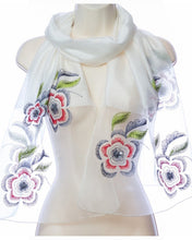 Load image into Gallery viewer, Sweet Dream (White Floral) Scarf
