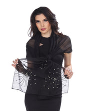 Load image into Gallery viewer, Amour (Black) Scarf

