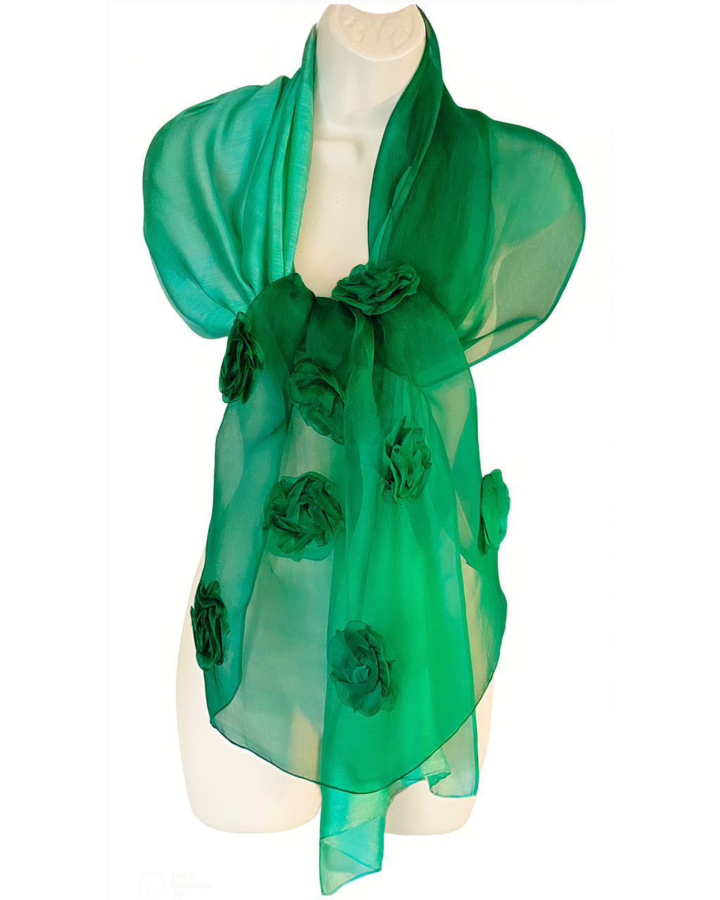 Waning Moon (Green) Scarf